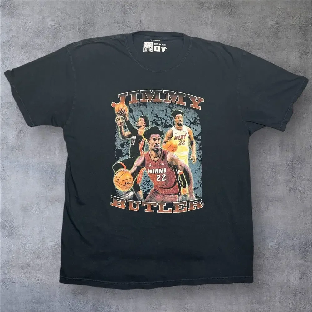 Vintage Jimmy Butler Miami Heat T-Shirt XL Court Culture NBA Graphic Tee